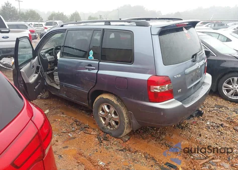2007 Toyota Highlander V6 from USA, damaged, VIN JTEGP21A670140847